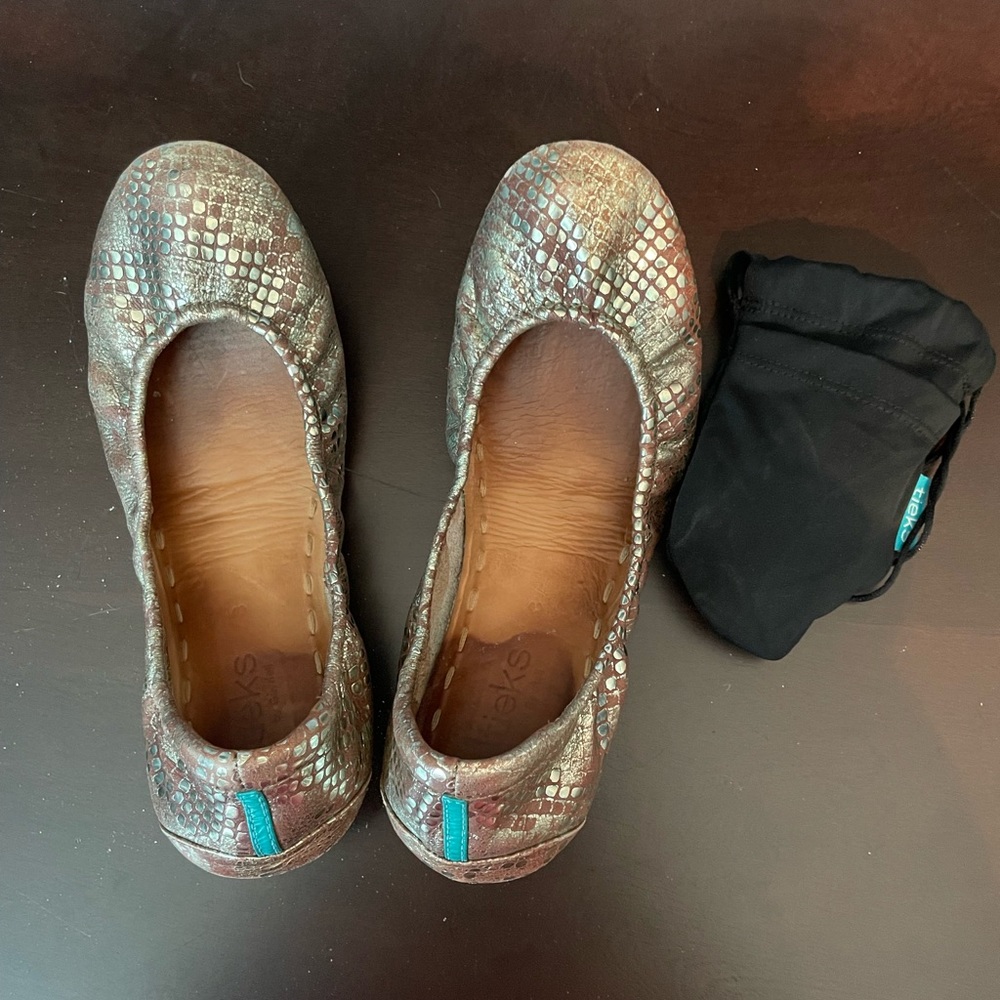 Tieks WILD COPPER size 8